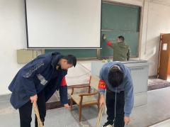 党建带团建 共创绿色校园 我们在行动 ——球王会、武汉邮电科